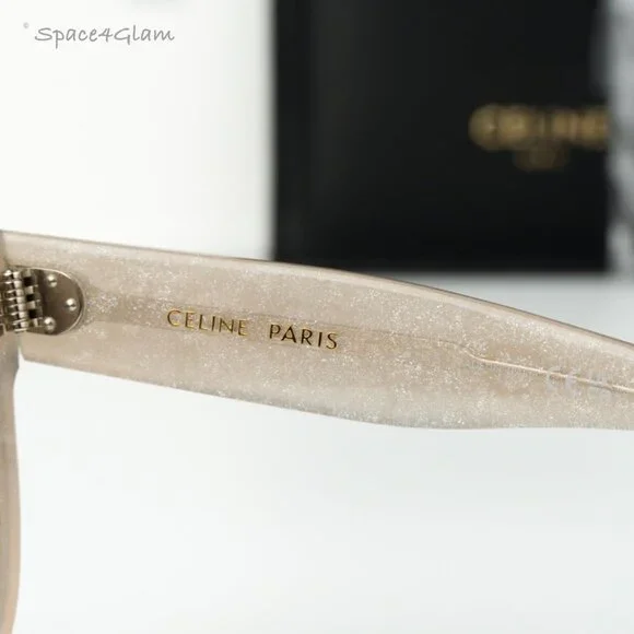 Celine Women Sunglasses Grey Silver Glitter Grey Grad  display picture 1